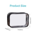 thumbnail image 3 of 12 Piezas Cosmetiquera Transparente PVC Mujer para Maquillaje, Neceser Transparente Impermeable con Cierre Bolsa de Aseo de Viaje, Bolsas Transparentes Impermeables para Avion, Baño, Viajar, 3 of 7
