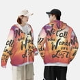 thumbnail image 6 of Kll Not All Who Wander Are Lost Print Men'S Women’s Upf 50+ Sun Protection Outdoor Hoodie Jacket Long Sleeve Fishing Hiking Performance Shirt- X-Large, 6 of 8
