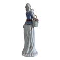 thumbnail image 1 of Estatua de dama de porcelana Figura de niña de cerámica Centro de mesa coleccionable Moderno Estilo A, 1 of 9