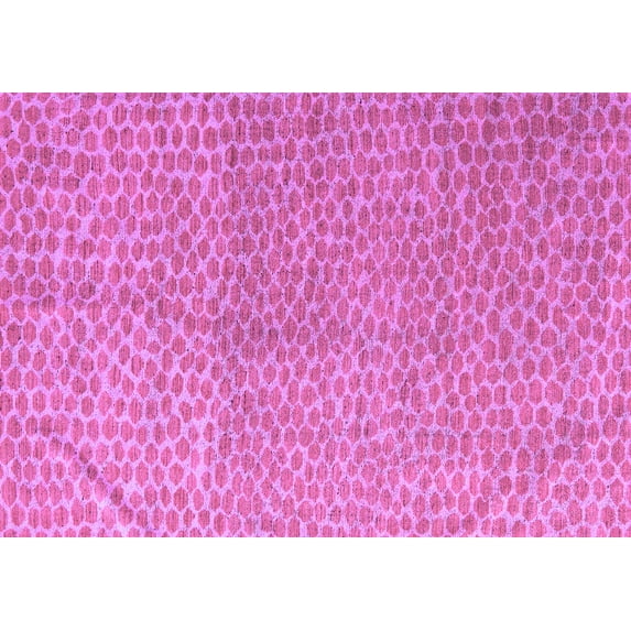 Ahgly Company Indoor Rectangle Abstract Purple Modern Area Rugs, 8' x 12'