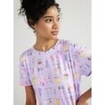 thumbnail image 5 of Joyspun Women's Short Sleeve Sleepshirt, Sizes S to 3X, 5 of 6