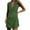 Green Dress, variant on Htigea Women's Deep V-Neck Tank Dress Cotton Linen Sleeveless Mini Dress Casual Breathable A Line Beach Tank Sundress Blue,L