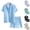 Beige, variant on CHUMUD Men's Hawaiian Matching Set Summer Outerwear Beach 2 Piece Vacation Outfits Tropical print Shirts and Shorts