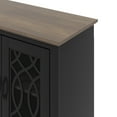 thumbnail image 5 of Raccon 59.1 in. Black with Knotty Oak TV Stand Fits TV's up to 65 in., 5 of 13