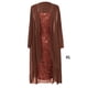 thumbnail image 2 of Sonducket Vestido Hasta La Rodilla Encaje Gasa Delicado Agradable A La Piel Transpirable Cómodo Vestir Ropa Clásica Fiesta De Navidad Prendas para la parte del cuerpo Chocolate SG Sonducket AP014392-05, 2 of 6