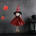 thumbnail image 3 of Lohuatrd Halloween Witch Pendant Exquisite Workmanship Sequin Hanging Ornament for Home Haunted Party Decoration, 3 of 8