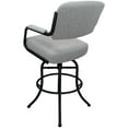 thumbnail image 2 of Swivel Tilt Counter Metal Bar Stool 26" - M-110 - Hemsath Slate - Black Frame, 2 of 3