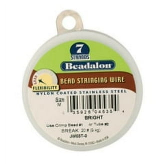 Beadalon Stringing Wire 49-strand 018 X30 Bright | Meses Sin