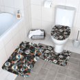 thumbnail image 3 of Juego de 3 alfombras de baño del equipo Dolphins, alfombra antideslizante para baño, 31,5 x 20 pulgadas, 3 of 7
