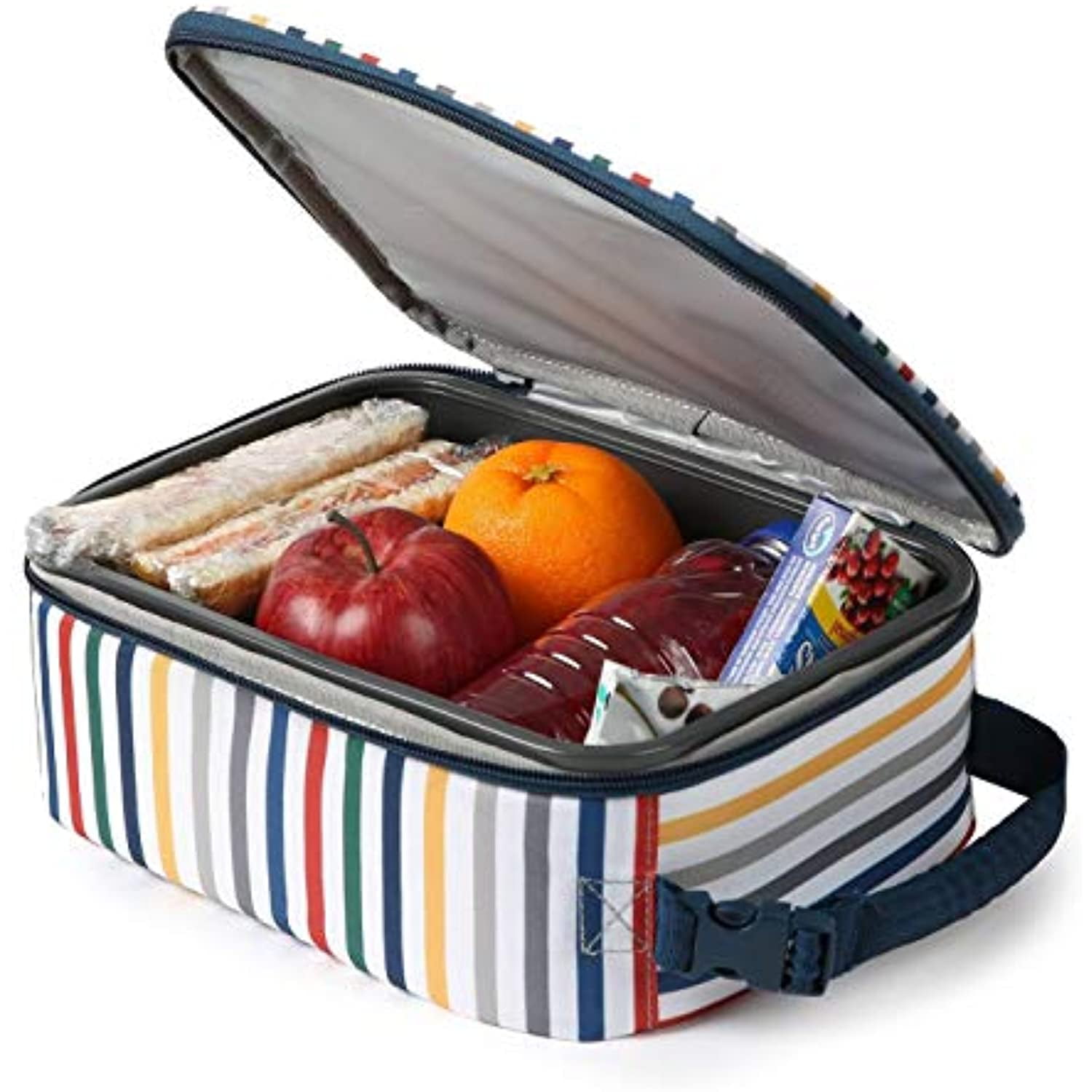  Fulton Bag Co. Thermal Insulated Zippered Lunch Bag Box  (Upright) Hardbody Sturdy (Cantaloupe): Home & Kitchen