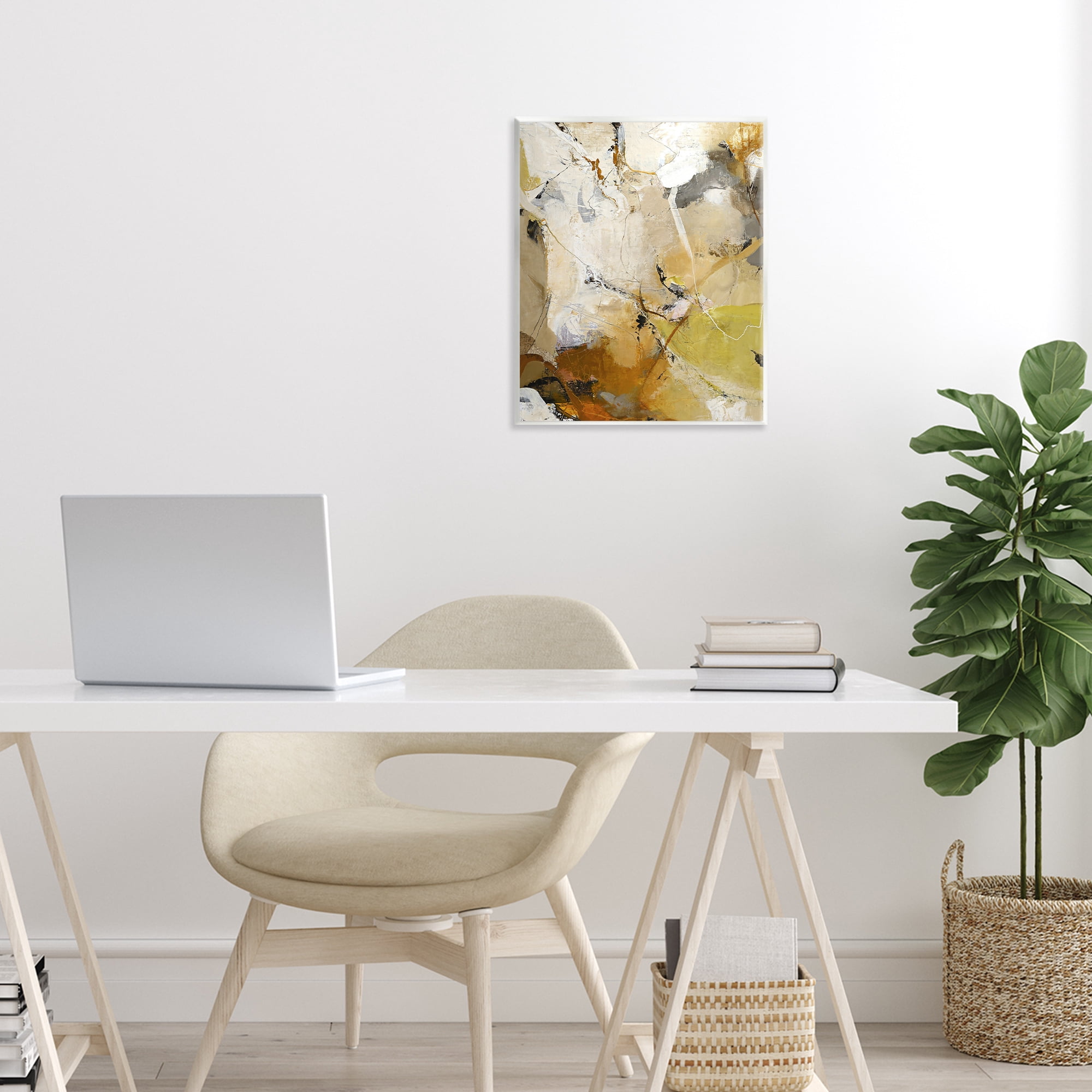 Stupell Industries Warm Earth Tones In Motion Wall Plaque Art, design by Design Fabrikken