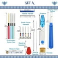 thumbnail image 2 of Dainzusyful Tools Accessories Needle Punch Embroidery Kit Needle Stitching Home DIY Home Essentials, 2 of 9