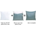 thumbnail image 3 of Home Soft Things Jacquard Throw Pillow Cover and Valance Set - Chevron - Blue - 56" x 19" / 20" x 20", 3 of 3