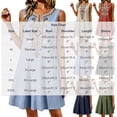 thumbnail image 3 of ClodeEU Women's Sleeveless Embroidered A Line Mini Dress,Casual Boho Swing Dress Navy,Women's Plus XXL, 3 of 8