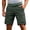 Green, variant on Men's Cargo Shorts Cotton Twill 8" Inseam Knee Length Chino Short Pants Classic Fit Utility Multi-Pocket Outdoor Work Wear for Hiking Fishing with 6 Pockets