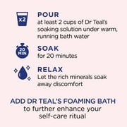 Dr Teals Epsom Salt Magnesium Soak, Restore & Replenish with Pink Himalayan Mineral, 3 lbs