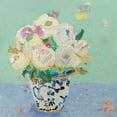 thumbnail image 2 of Day, Kellie 12x12 White Modern Wood Framed Museum Art Print Titled - Kristens Peonies, 2 of 4