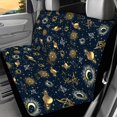 thumbnail image 2 of Uourmeti Golden Celestial, Non-Slip Replacement Car Seat Protectors Set of 2, Waterproof All Weather Car Back Seat Cover for Auto Car Interior, 2 of 7