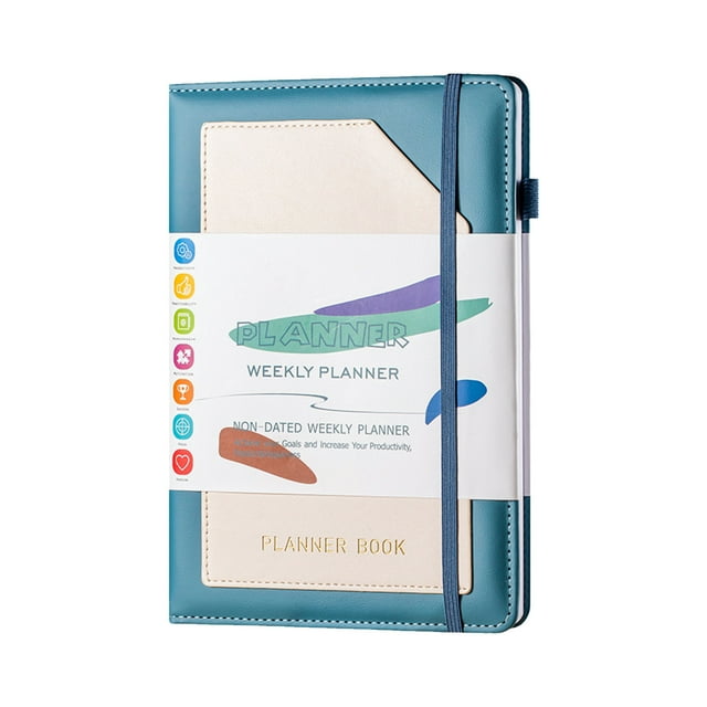 Vaidha Undated Schedule Book Planner Weekly Plan Book A5 Monthly Plan Notebook English Book