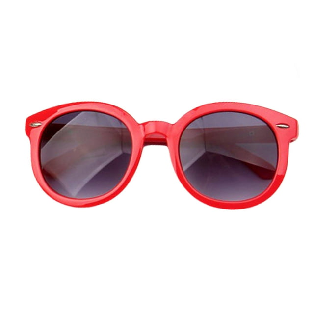 Kmbangi Kids Eye Protect Sunglasses, Solid Color / Leopard Funny Cute Sunglasses Photo Party Props