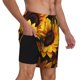 thumbnail image 2 of Balery Vibrant Sunflower Blooms Bañador para hombre, shorts de playa de secado rápido con entrepierna y forro de compresión-XX-Large, 2 of 6