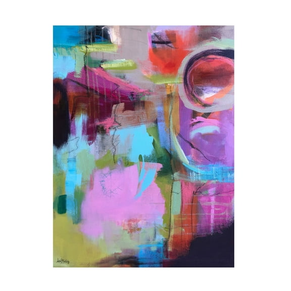 Canvas Wall Art - Linda S. Blackerby 'Sunrise Dreams' Wall Art for Living Room, Bedroom, or Office Décor by Trademark Fine Art - 14 x 19 Inches