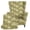 Green Palm Trees, variant on HELLHERO Spandex 2 Piece Wingback Chair Slipcover for Banquet, Stain Resistant Soft Single-Seat Wingback Armchair Covers, Yellow Floral Print