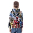 thumbnail image 2 of Power Rangers Youth Hoodies Boys Girls 3D Printed Sweatshirt Fall Winter Clothes Long Sleeves Pullover Sweater XL, 2 of 6