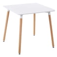 thumbnail image 1 of Mesa Reunion Comedor Cuadrada Estilo Eames Minimalista blanco 6.49 pulg Pido Todo E-MDCC4M-WH, 1 of 7
