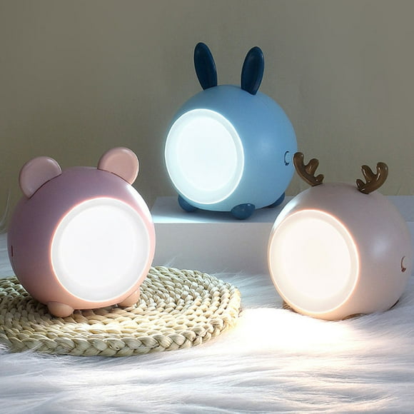 SHOWERORO 3D Fawn Shape Night Light LED Lamp with Color Change Feature for Kids Bedroom and Home Decor, Brown Color