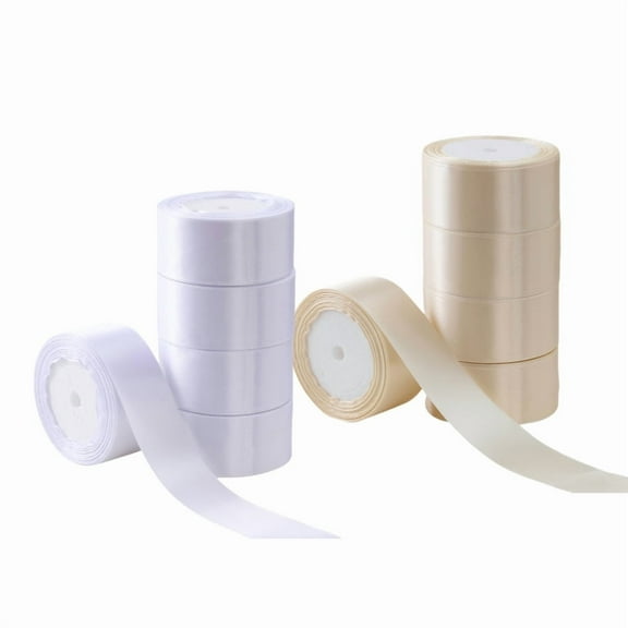 10 rolls of 4cm wide decorative gift ribbons, for party and Christmas decoration, total length 225m