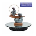 thumbnail image 2 of 3 Speed Adjustment Seat Mirror Plate Electric Display Table Turntable Smart Charging Rotary Table Rotating Base For Video 360 ,Quiet and Smooth, 2 of 5