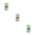 thumbnail image 1 of tssuouriy Durable Kitchen Canister Designed To Last And Ingredients Fresh Food Grade Metal Kitchen Storage Jars Storage Container Green tea 3Set, 1 of 6