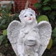 thumbnail image 4 of Estatuillas de Jardín Ángel con Ala Estatua Decoración Al Aire Libre, Escultura de Resina con Luz LED con Energía Solar con LED Arte para Patio Césped Sunnimix luz de la estatua del ángel, 4 of 7
