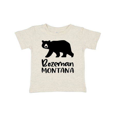 

Inktastic Bozeman Montana Black Bear Silhouette Gift Baby Boy or Baby Girl T-Shirt