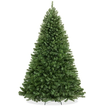 Casafield 9FT Realistic Green Spruce Artificial Holiday Christmas Tree with Sturdy Metal Stand