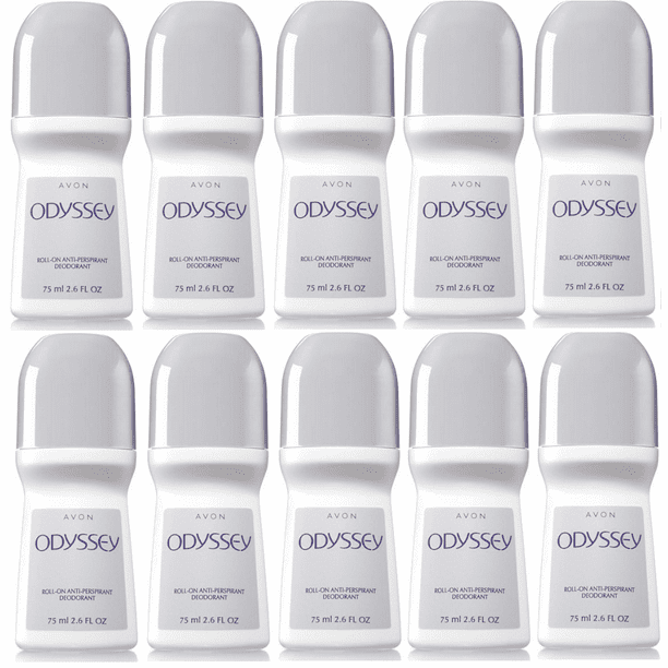 Avon Avon Odyssey RollOn Antiperspirant Deodorant 75 ml Set of 10
