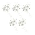 thumbnail image 1 of Shisuyan Coiffe en Forme de U Perle Métallique 5 Pcs 4x2in, 1 of 9