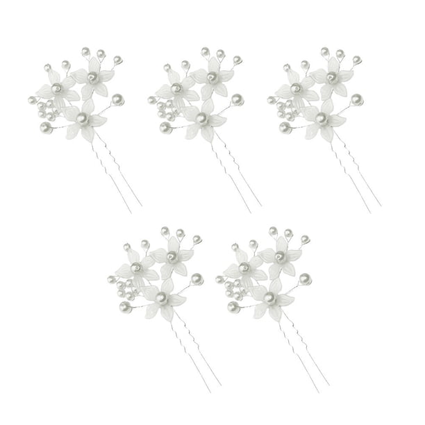5 piezas de peluquería en forma de U flores toilstress studio accesorios para el cabello nupcial
