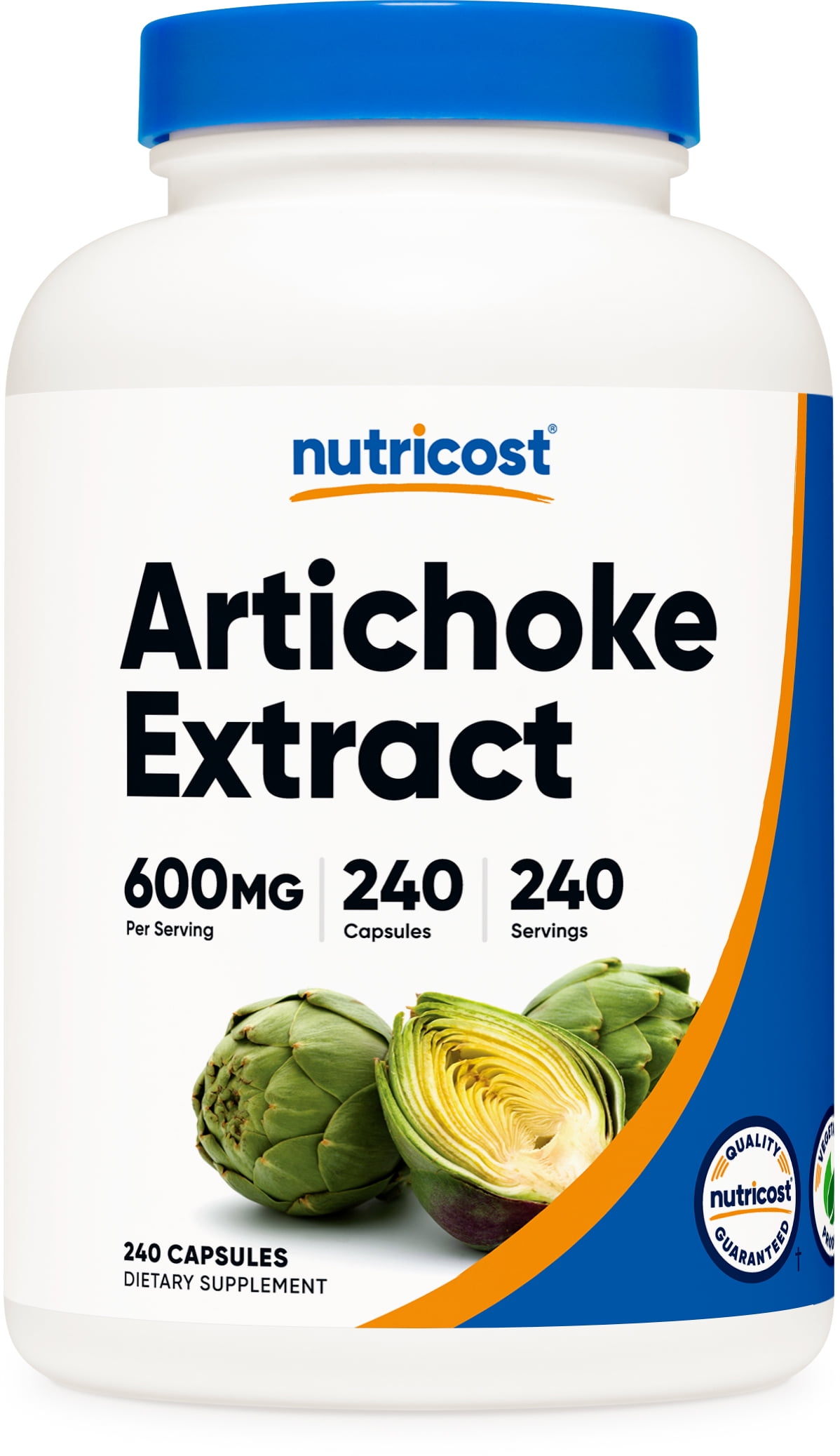 Nutricost Artichoke Extract 600mg, 240 Vegetarian Capsules NonGMO