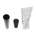 thumbnail image 1 of Cabezal de Escobilla de Goma Transparente de 38 mm, Tubo de Acero Inoxidable, Cabezal Transparente, Junta de Goma Suave, Accesorio de Boquilla para Aspiradora en Seco y Húmedo., 1 of 5