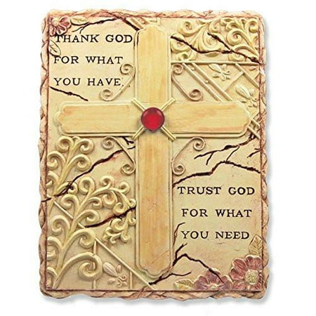 Religious Inspirational Wall Art Sign Hanging Plaque - Walmart.com