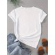 thumbnail image 2 of Camiseta de manga corta con cuello redondo y estampado de árbol y corazón para mujer, estilo informal, para el Día de San Valentín, para adultos, hombres, mujeres, adolescentes, jóvenes., 2 of 6