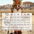 thumbnail image 2 of Zehjuhan Women's Sexy Spaghetti Strap Floral Print A-Line Mini Dress with V-Neck Shirred Waist Asymmetrical Hem & Lace Trim White，XS, 2 of 2