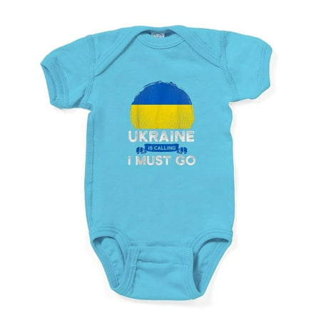 

CafePress - Ukraine Is Calling I Must Go Ukrainian H Body Suit - Cute Infant Bodysuit Baby Romper - Size Newborn - 24 Months