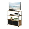 thumbnail image 2 of Convenience Concepts Designs2Go Highboy TV Stand with Storage Cabinets and Shelves for TVs up to 40 Inches, Barnwood, 2 of 6