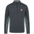 thumbnail image 2 of Men's Levelwear Heather Black New York Mets Waffle Insignia 2.0 Quarter-Zip Pullover, 2 of 3