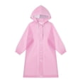 thumbnail image 4 of QHFBli Kids Rain Jacket Rain Ponchos for Kids - Reusable Raincoats for Boys and Girls Waterproof Outdoor Rain Gear One Size, 4 of 4