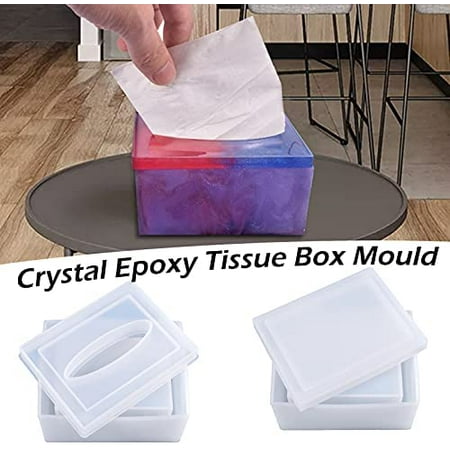 Tissue Box Casting Mold Silicone Napkin Holder Set Diy Home Decoration Craft For Office Canada - Diy Napkin Holder Box Tissue Box Casting Mold Silicone Napkin Holder Set Diy Home Decoration Craft For Office Canada - Diy Napkin Holder Box