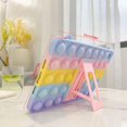 thumbnail image 2 of Estuche De Juguete Push Bubble Fidget Compatible Con Ipad Estuche Elegante A Prueba De Golpes Con Liberación Suave De Arco Iris Eigraketly EL016826-04, 2 of 5